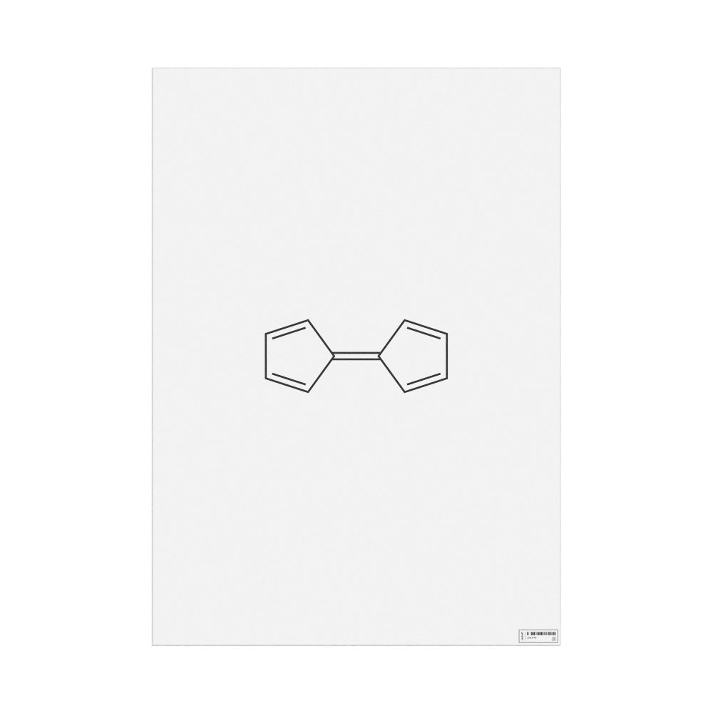 Leskoff Fulvalene Molecule Poster, 2D Structure, image 1 of 1