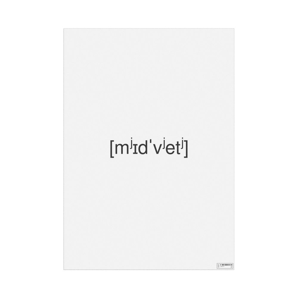 Leskoff медведь IPA Transcription Poster, image 1 of 1