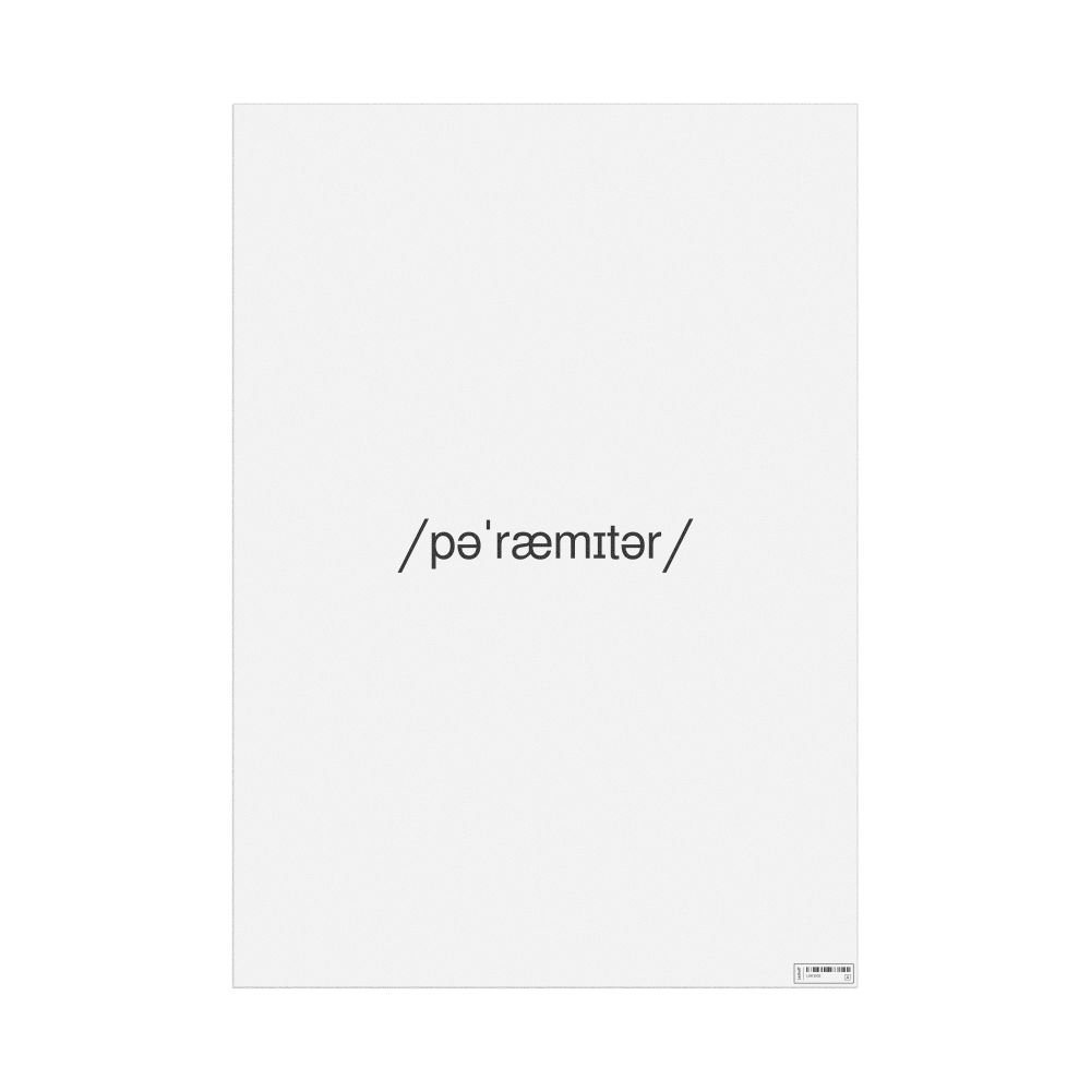 Leskoff parameter IPA Transcription Poster, image 1 of 1