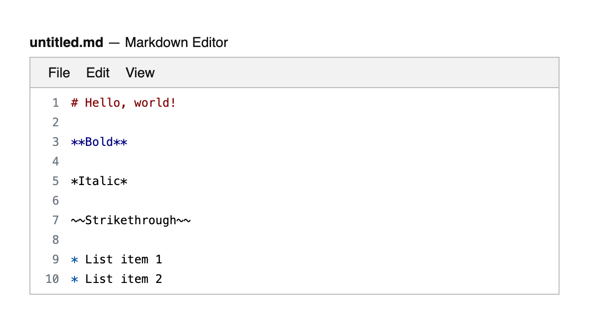 Markdown Editor