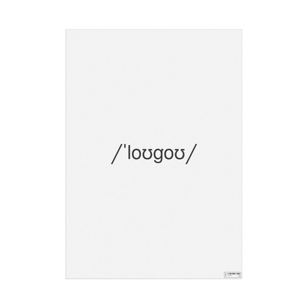 Leskoff logo IPA Transcription Poster, image 1 of 1