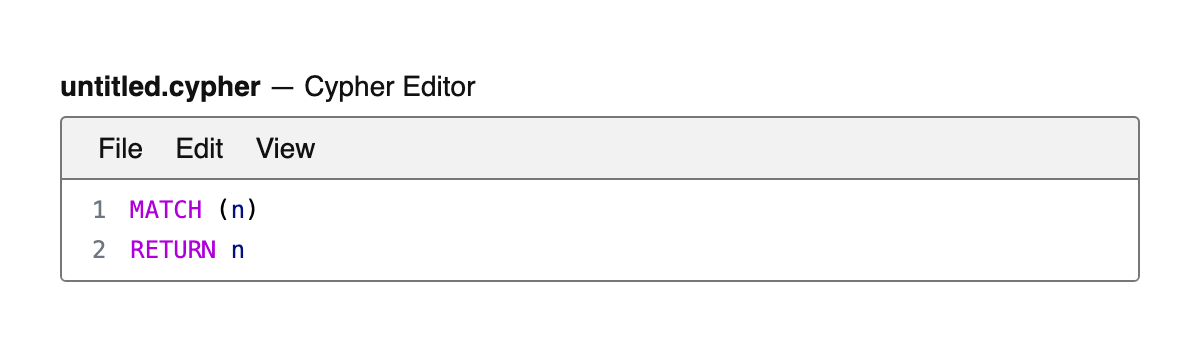 Cypher Editor