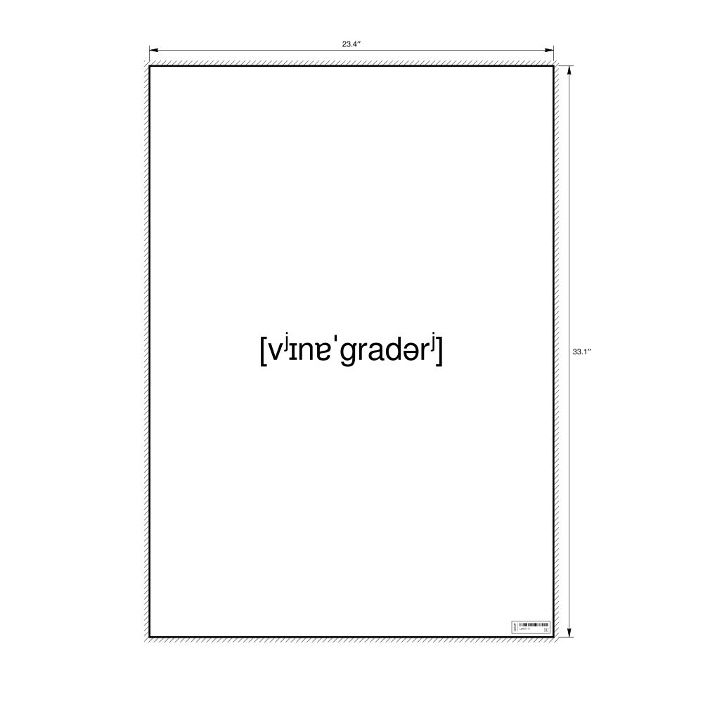 Leskoff виноградарь IPA Transcription Poster, image 1 of 1