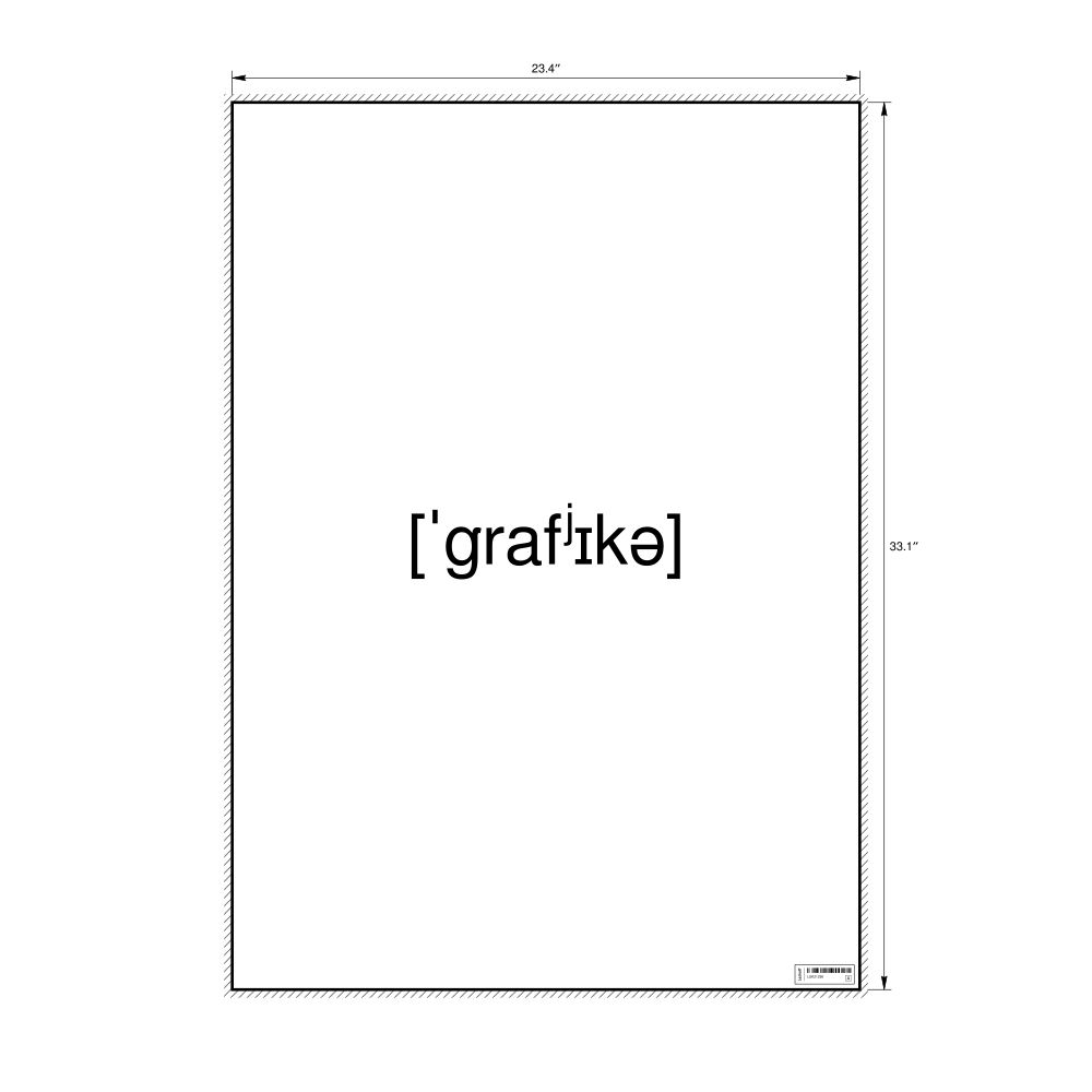 Leskoff графика IPA Transcription Poster, image 1 of 1