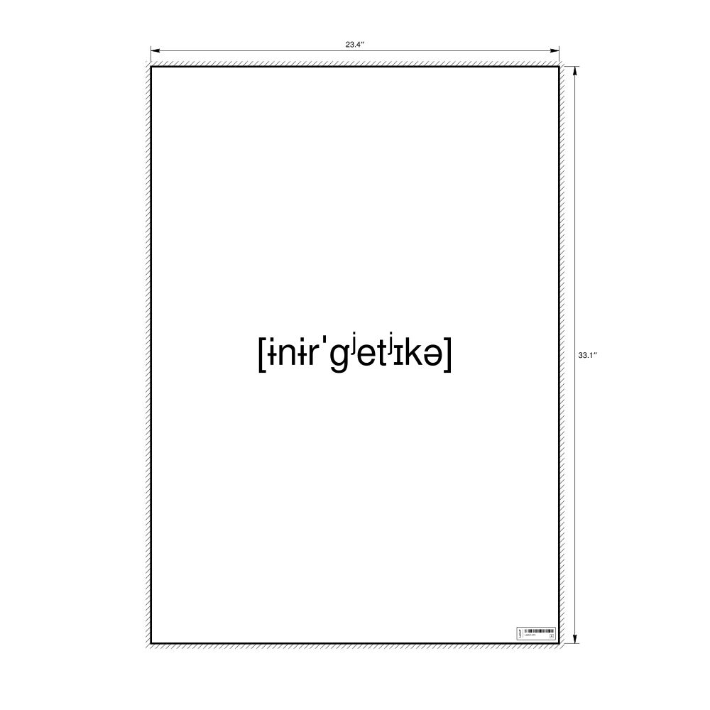 Leskoff энергетика IPA Transcription Poster, image 1 of 1