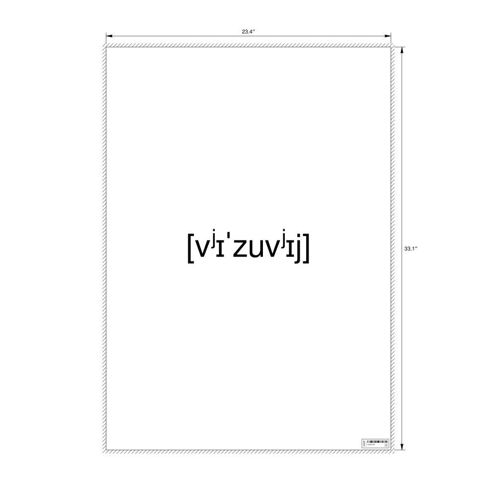 Leskoff Везувий IPA Transcription Poster, image 1 of 1