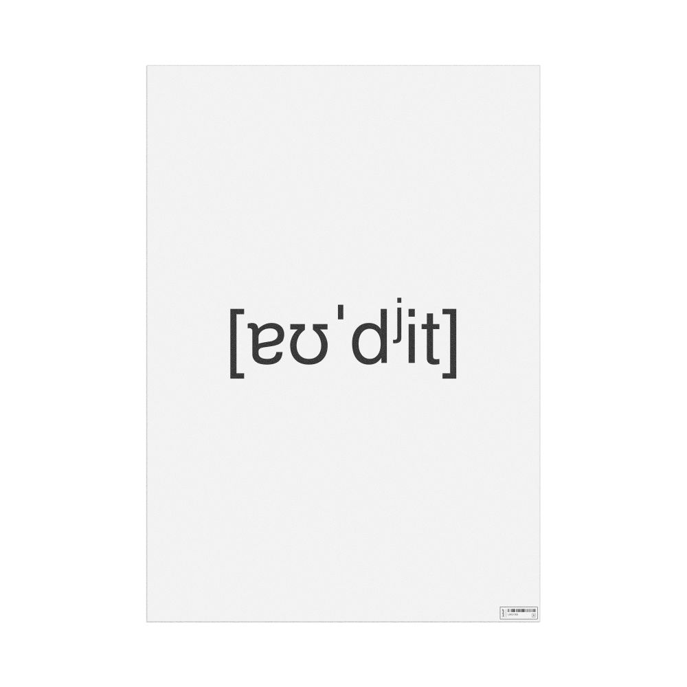 Leskoff аудит IPA Transcription Poster, image 1 of 1