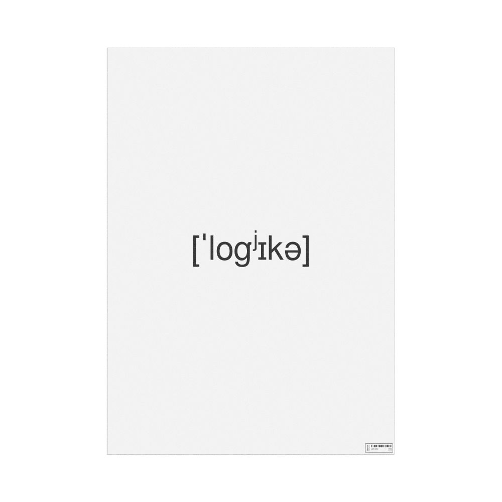 Leskoff логика IPA Transcription Poster, image 1 of 1