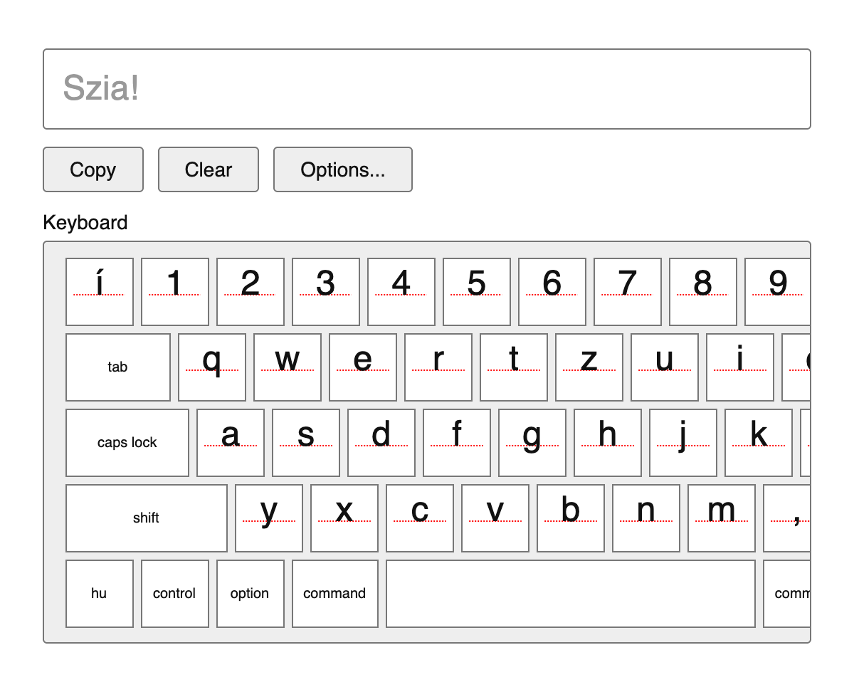 Hungarian Keyboard
