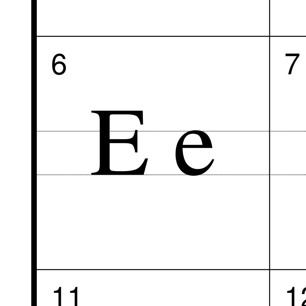 Leskoff Friulian Alphabet Chart, 23.4 x 33.1 in (59.4 x 84.1 cm, Poster / Wall Chart), Belarusian-Labeled, image 2 of 2