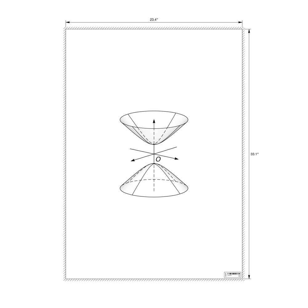 Leskoff Hyperboloid of Two Sheets Poster, Shaded View, image 2 of 2