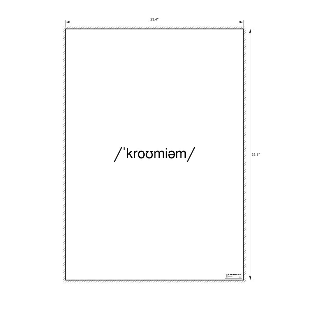 Leskoff chromium IPA Transcription Poster, image 1 of 1