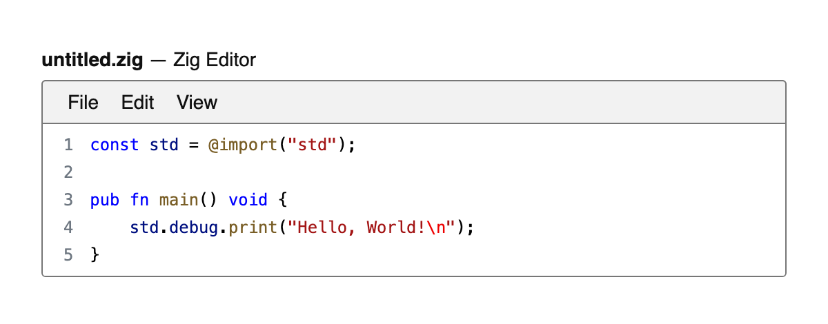 Zig Editor