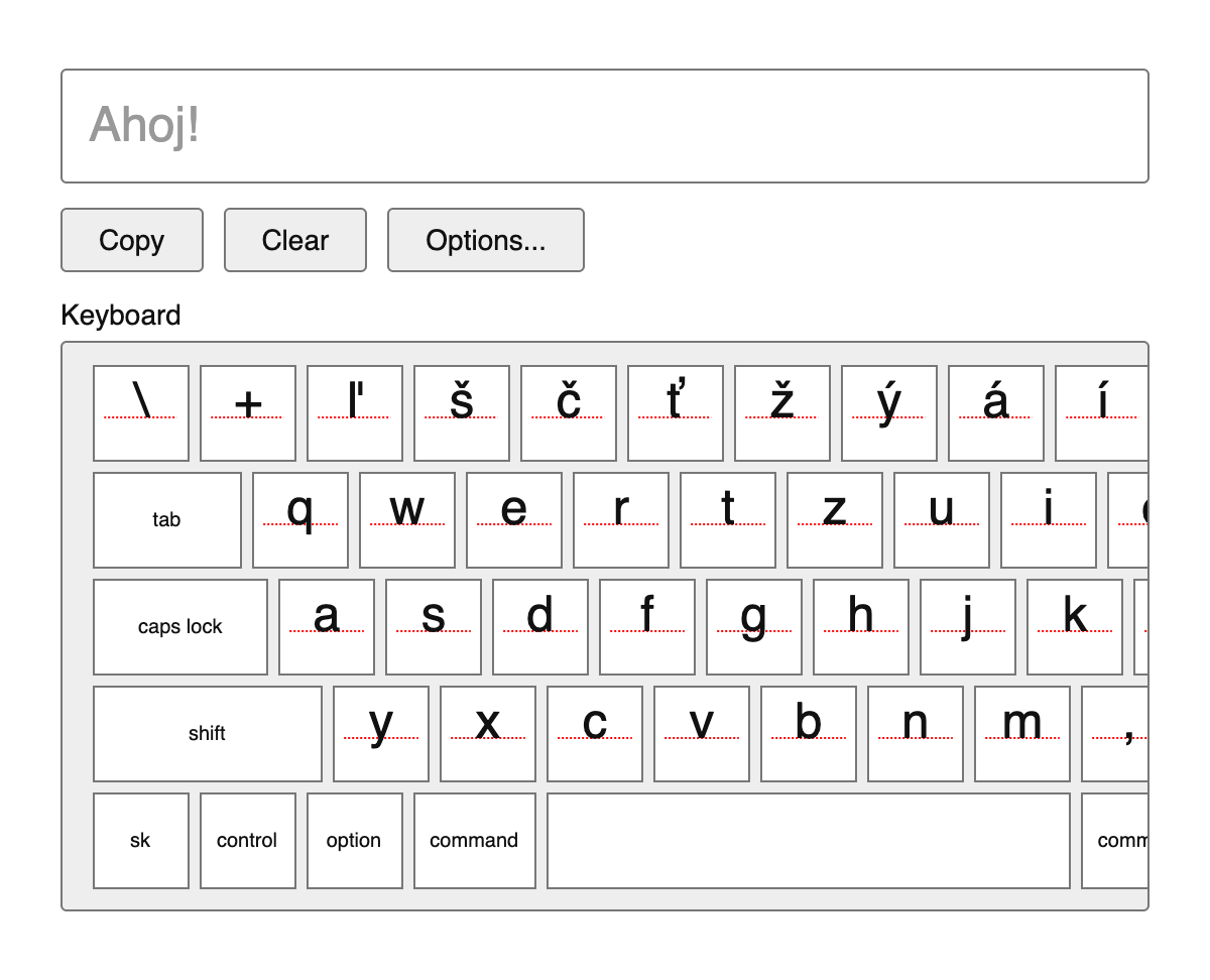 Slovak Keyboard