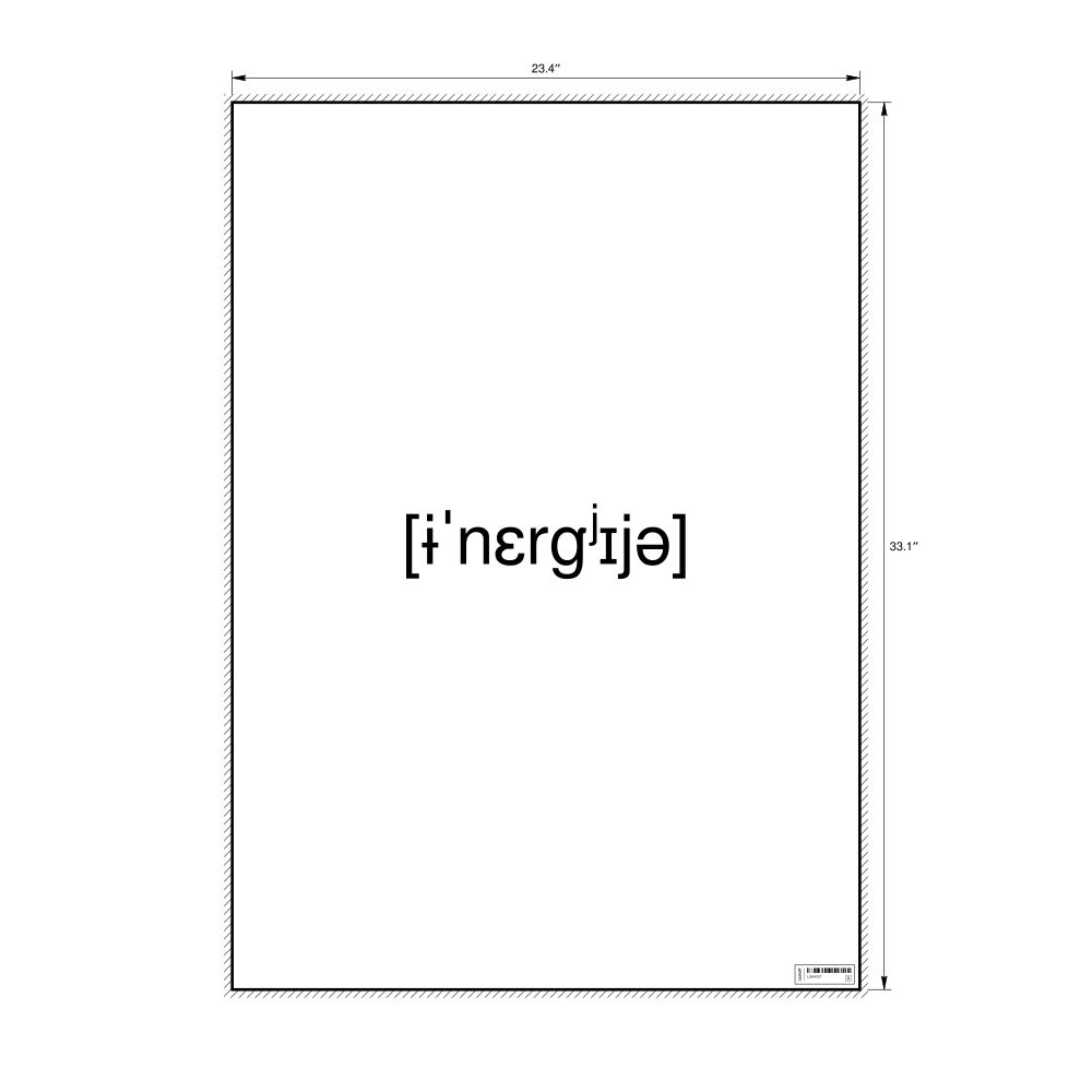 Leskoff энергия IPA Transcription Poster, image 1 of 1