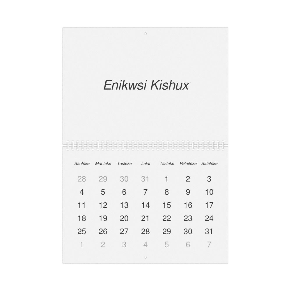 Leskoff 2026 Wall Calendar, Unami-Labeled, Sunday-Start Layout, Wire-Bound, 11.7 x 8.3 in (29.7 x 21.0 cm), image 1 of 1