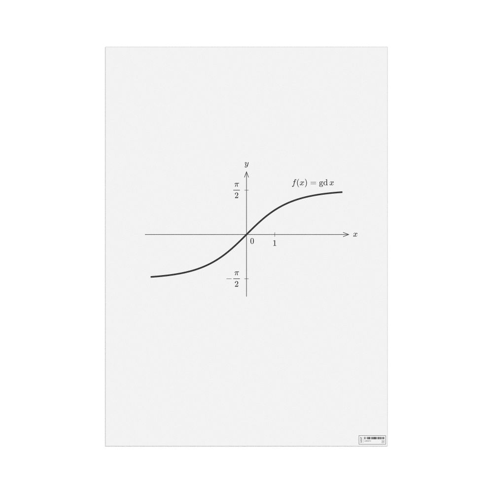 Leskoff Gudermannian Function Poster, image 1 of 1