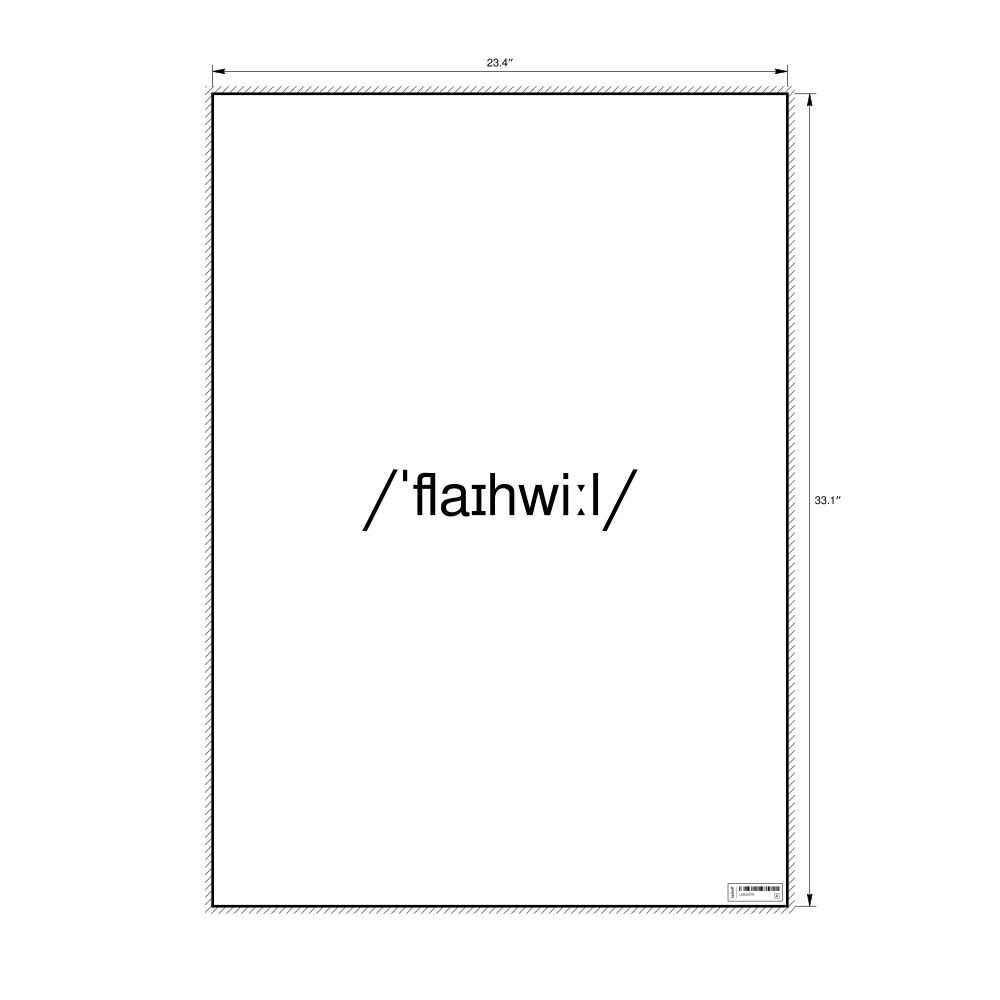 Leskoff flywheel IPA Transcription Poster, image 1 of 1