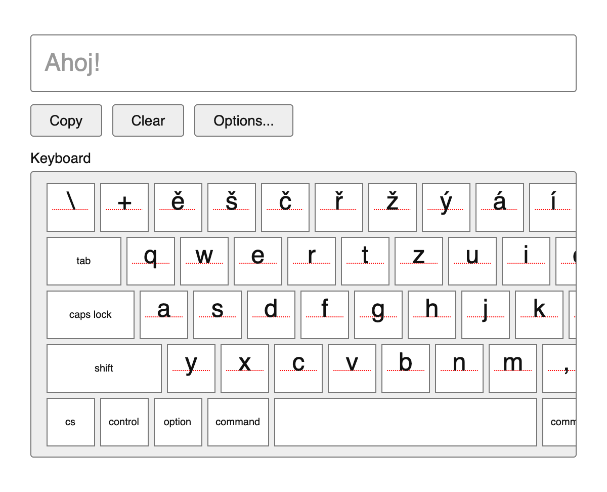 Czech Keyboard