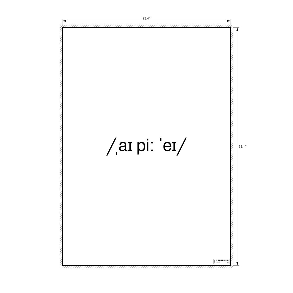 Leskoff IPA IPA Transcription Poster, image 1 of 1