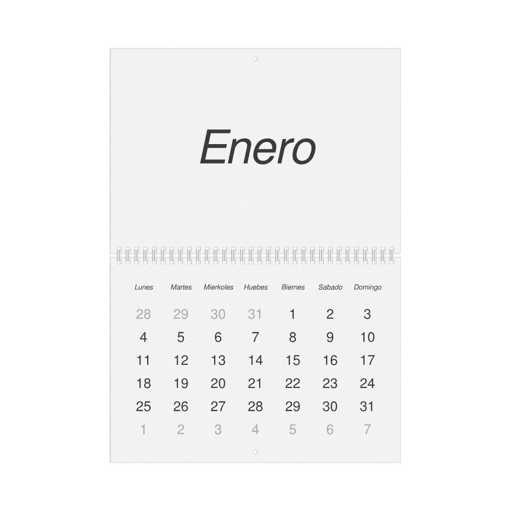 Leskoff 2027 Wall Calendar, Ilocano-Labeled, Monday-Start Layout, Wire-Bound, 11.7 x 8.3 in (29.7 x 21.0 cm), image 1 of 1