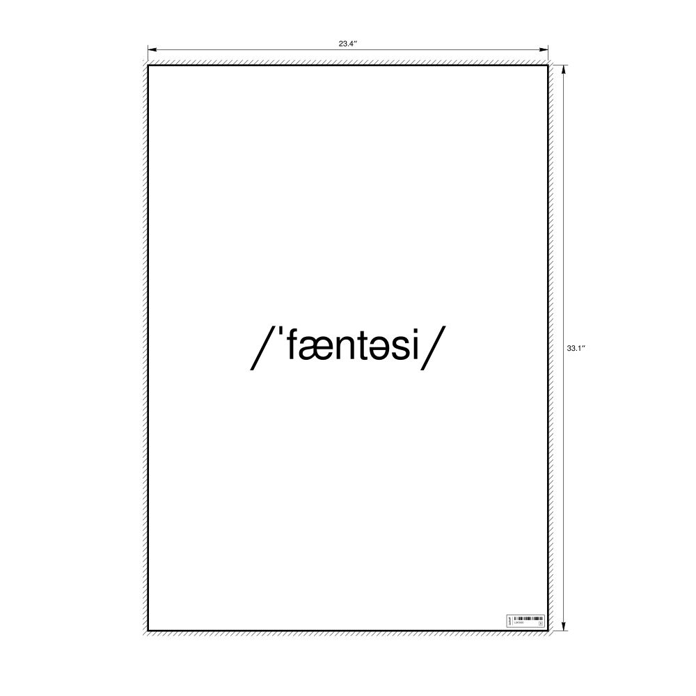 Leskoff fantasy IPA Transcription Poster, image 1 of 1