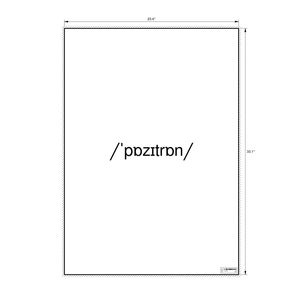 Leskoff positron IPA Transcription Poster, image 1 of 1