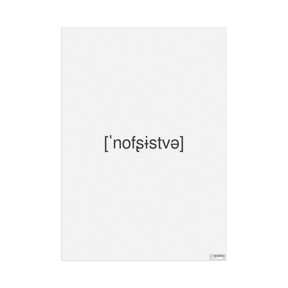 Leskoff новшество IPA Transcription Poster, image 1 of 1