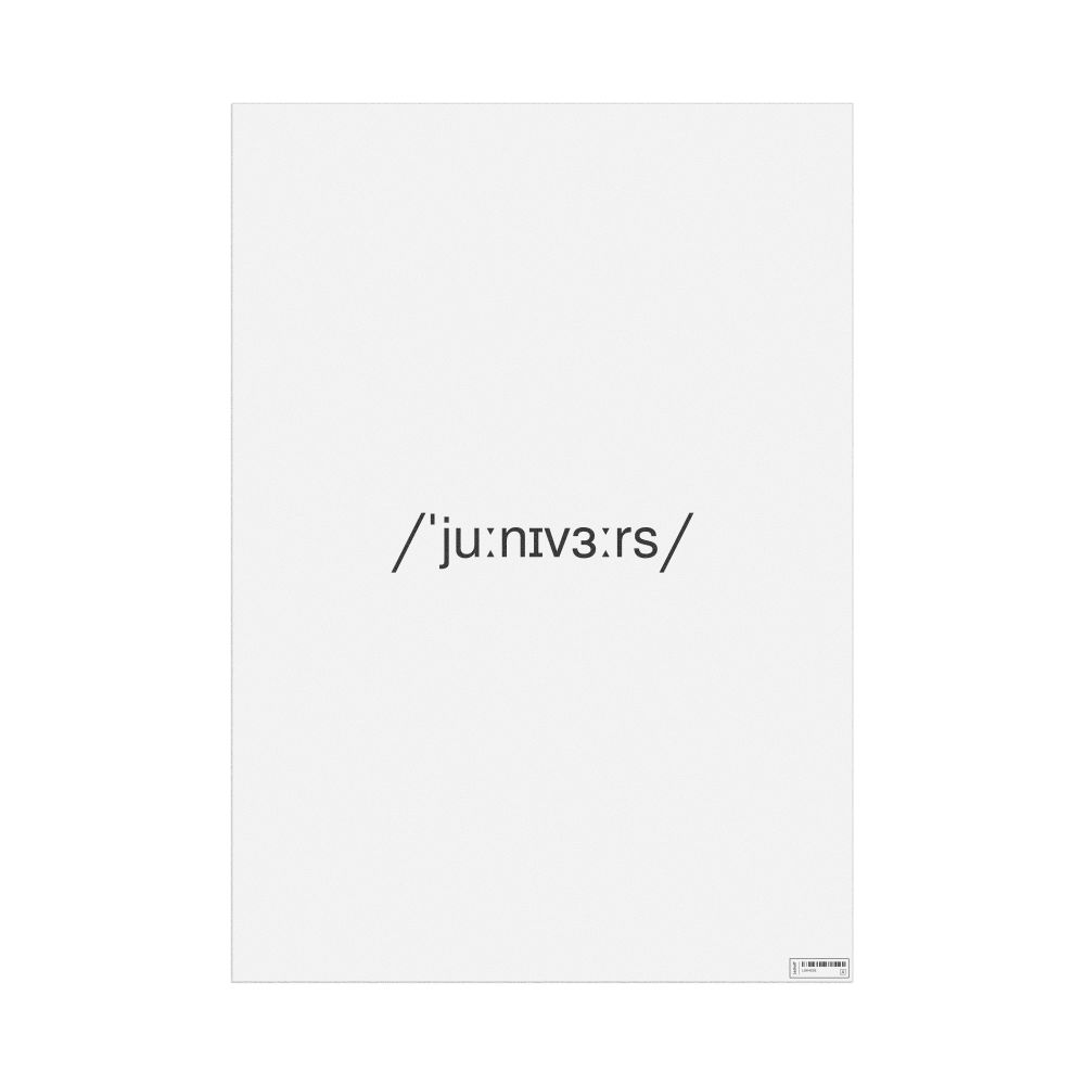 Leskoff universe IPA Transcription Poster, image 1 of 1