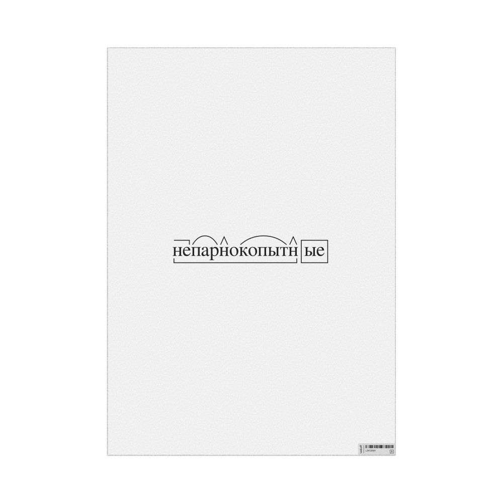 Leskoff непарнокопытные Morphemic Analysis Poster, image 1 of 1