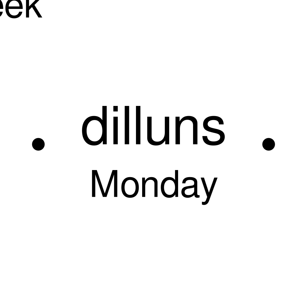 Leskoff Days of the Week image 2 of 2