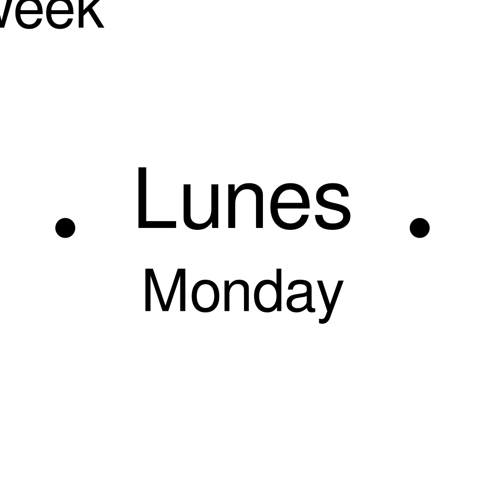 Leskoff Days of the Week Poster image 2 of 2