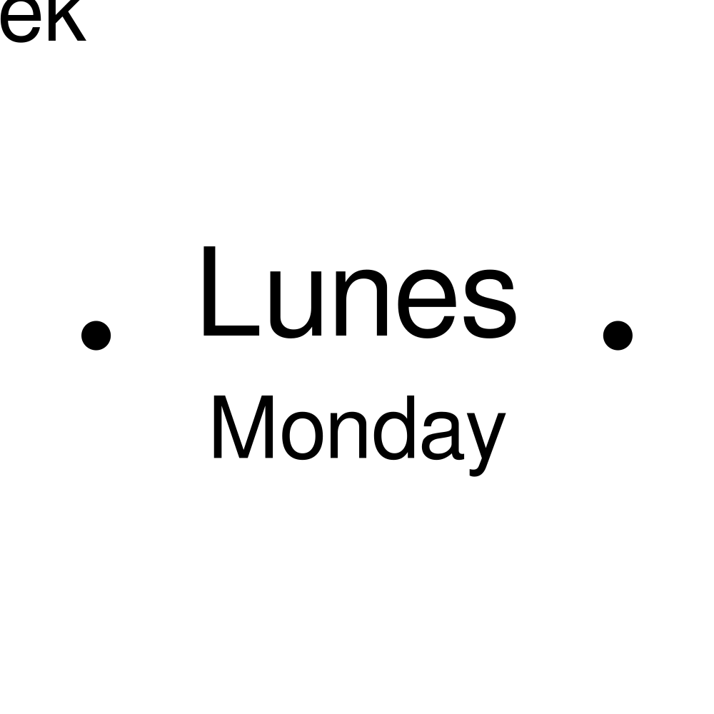 Leskoff Days of the Week Poster image 2 of 2