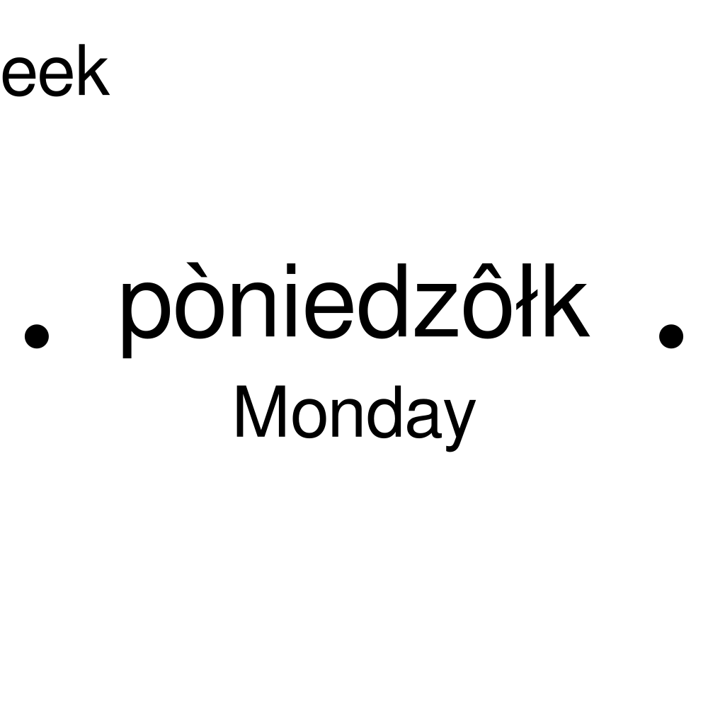 Leskoff Days of the Week Poster image 2 of 2
