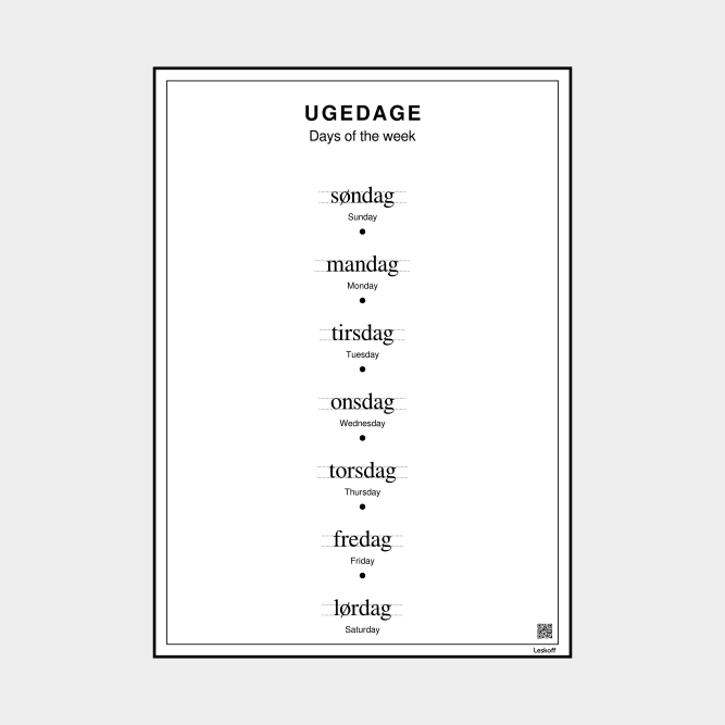 Leskoff Days of the Week image 1 of 1