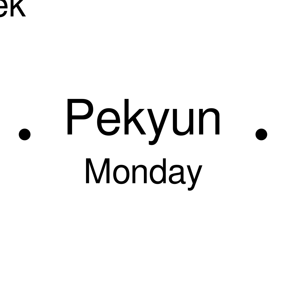 Leskoff Days of the Week Poster image 2 of 2