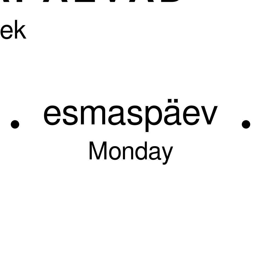 Leskoff Days of the Week Poster image 2 of 2