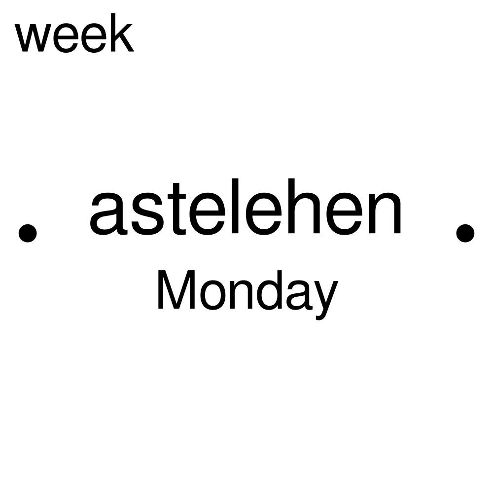 Leskoff Days of the Week image 2 of 2