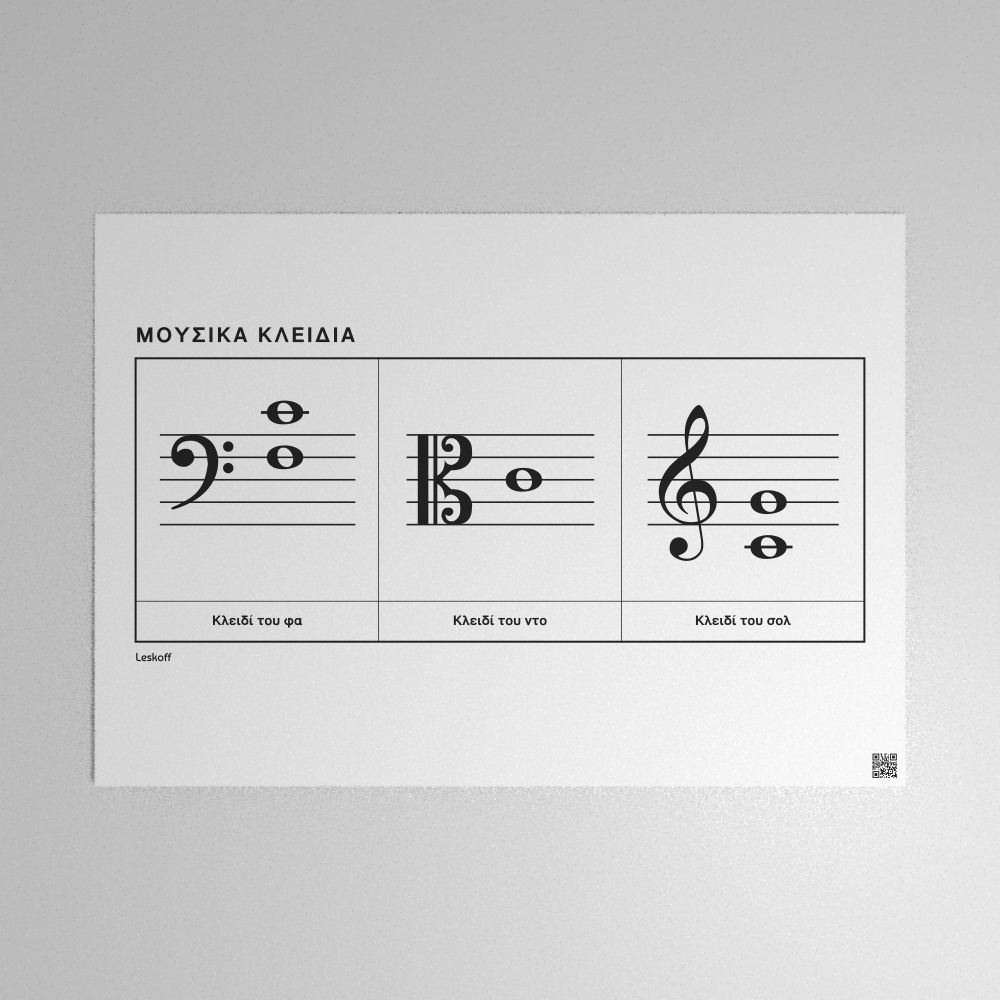 Leskoff Clefs Poster image 1 of 1