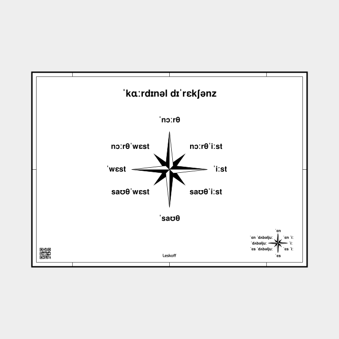 Leskoff Cardinal Directions image 1 of 1