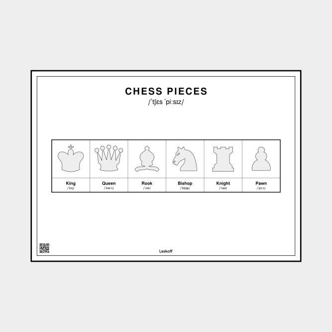 Leskoff Chess Pieces image 1 of 1