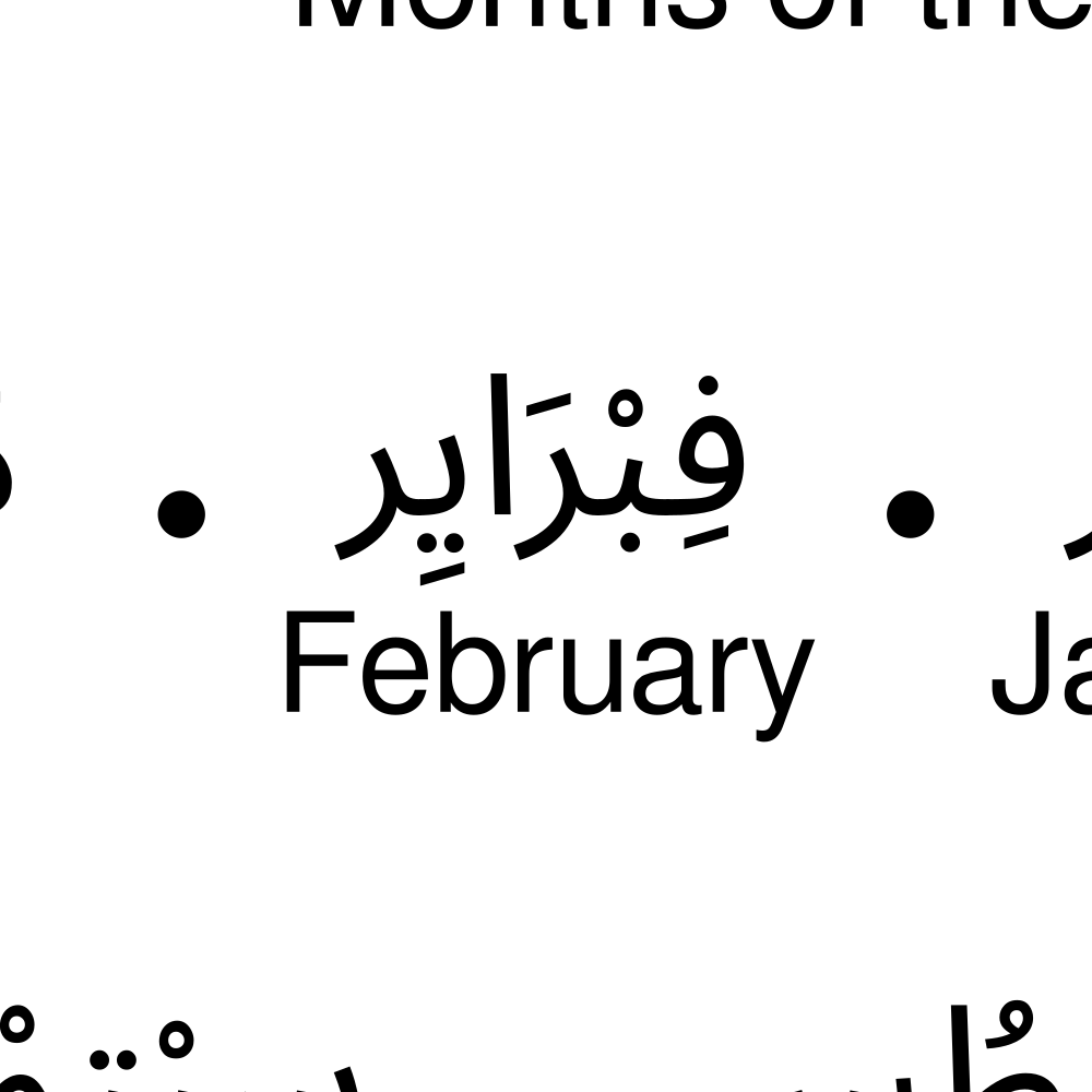 Leskoff Months of the Year Poster image 2 of 2