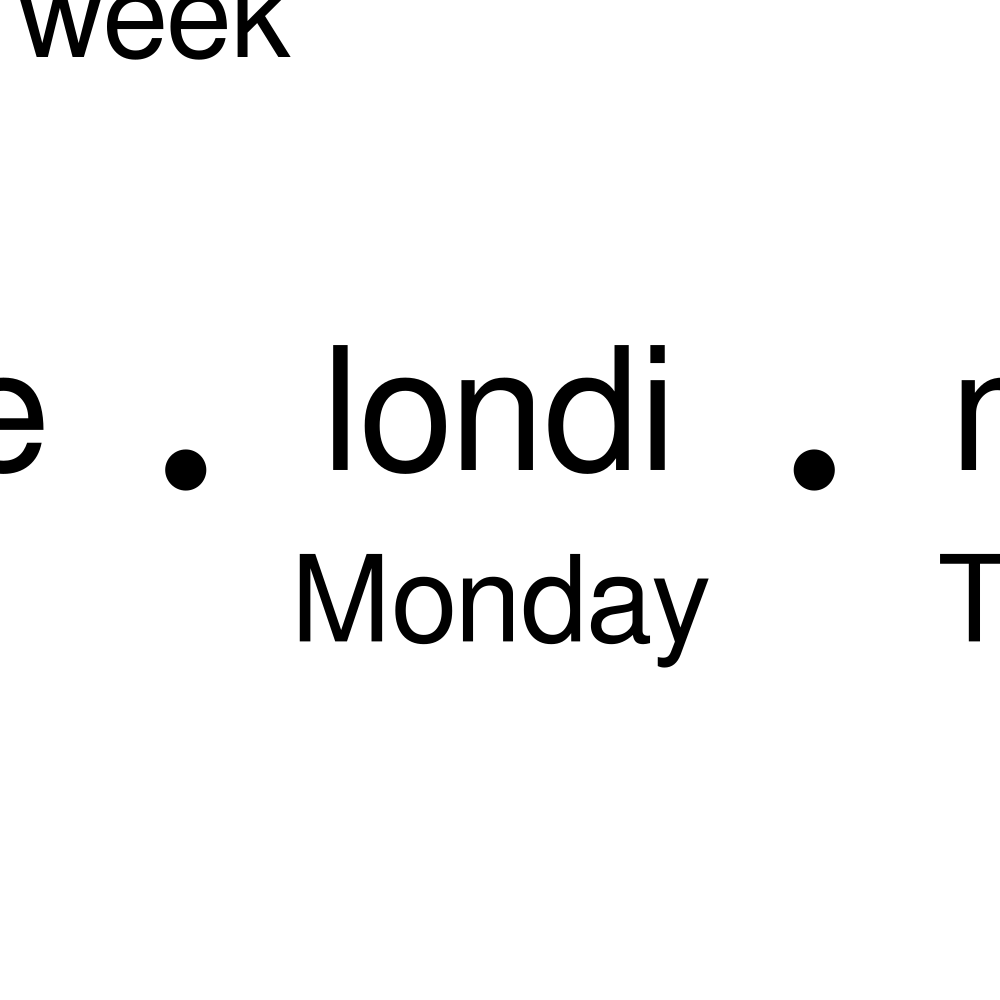 Leskoff Days of the Week Poster image 2 of 2