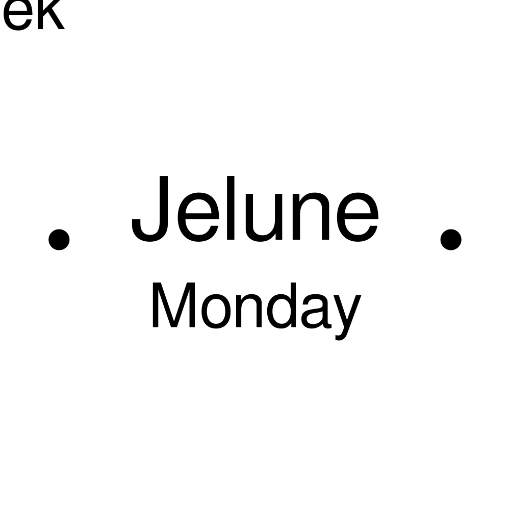 Leskoff Days of the Week Poster image 2 of 2