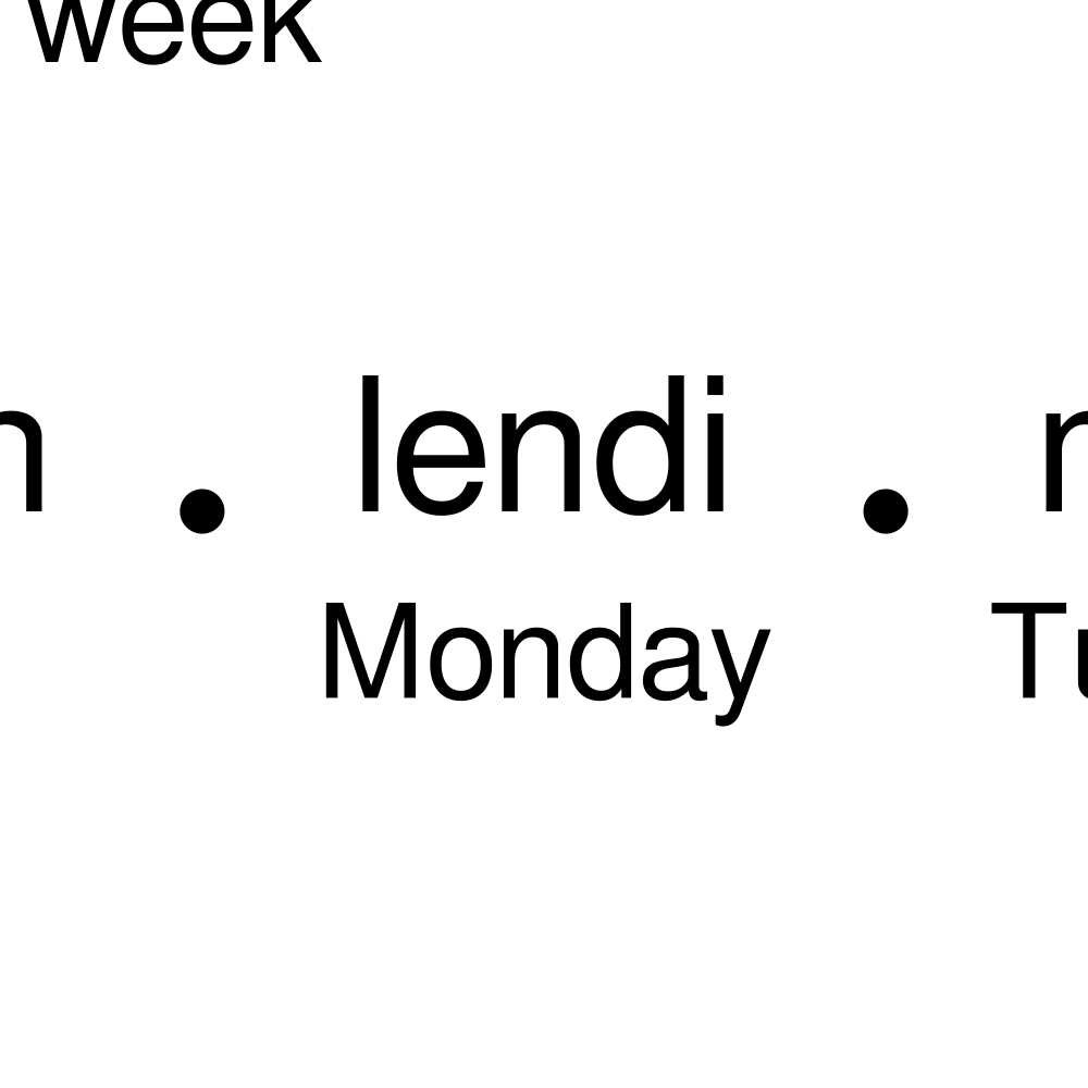 Leskoff Days of the Week Poster image 2 of 2