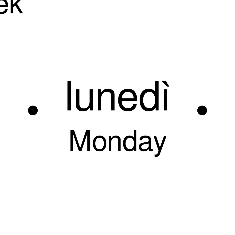 Leskoff Days of the Week Poster image 2 of 2