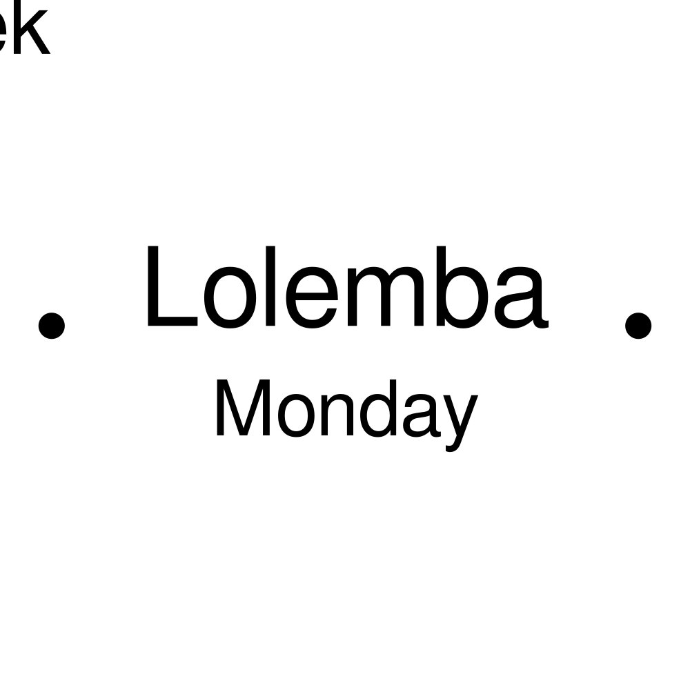 Leskoff Days of the Week Poster image 2 of 2