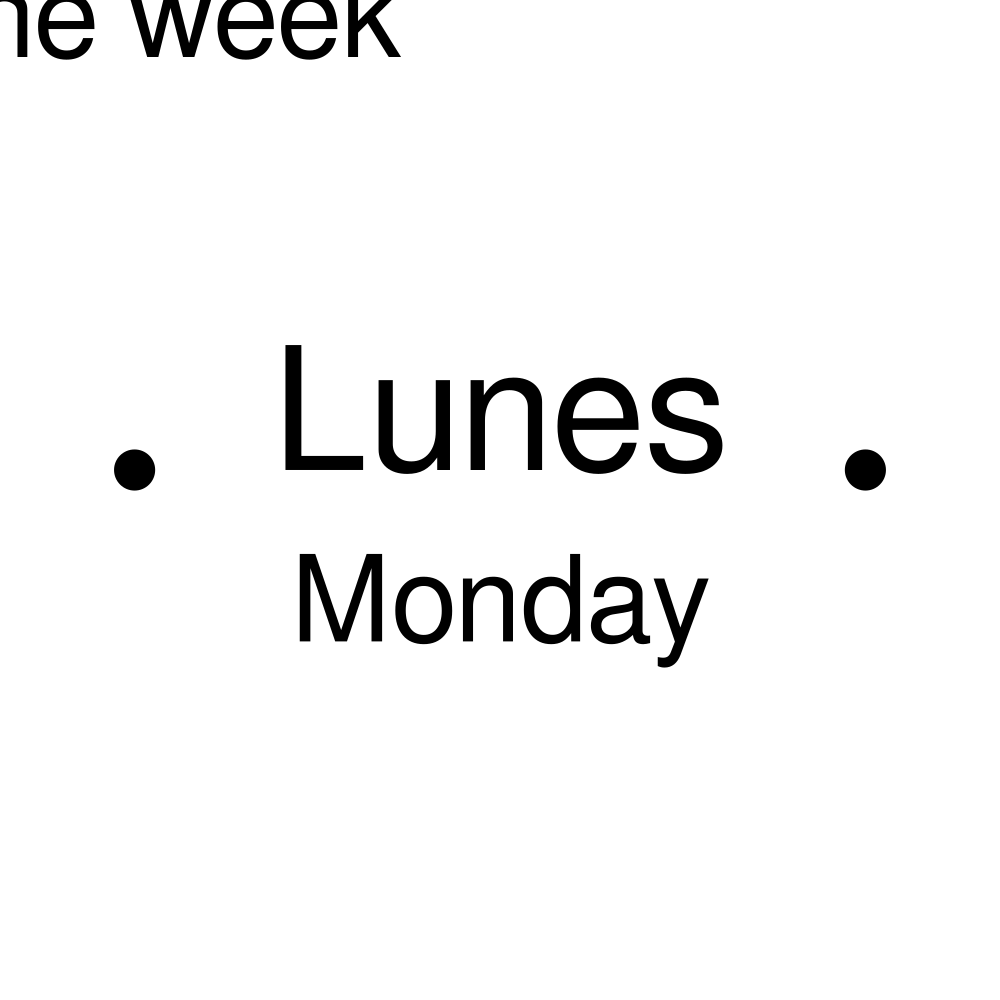 Leskoff Days of the Week Poster image 2 of 2