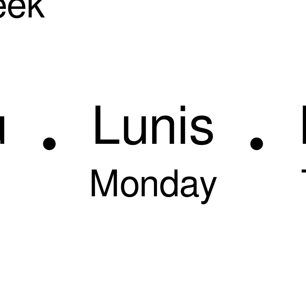 Leskoff Days of the Week Poster image 2 of 2
