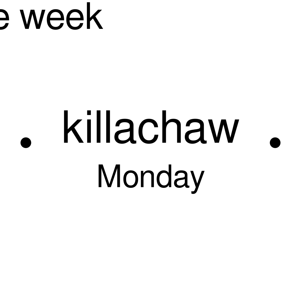 Leskoff Days of the Week Poster image 2 of 2